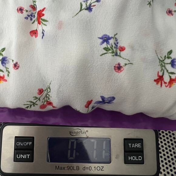 Forever 21 Floral White Open Back Short Sleeve Romper Size Medium - Picture 14 of 14